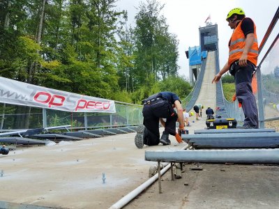 Modernizacja rozbiegu na skoczni im. A. Małysza